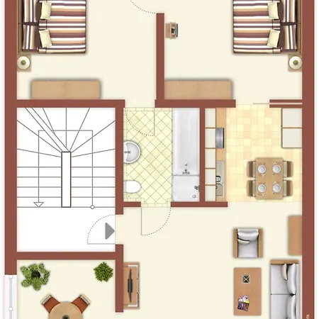 Apartamento Promenadenblick/captains-suite